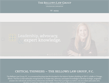 Tablet Screenshot of bellowslaw.com